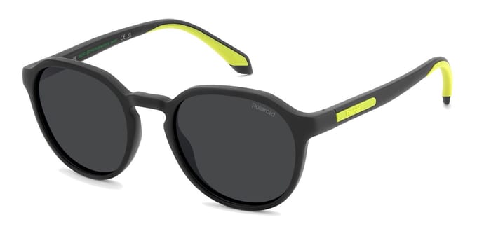 Polaroid PLD 2170/S/X MATTE BLACK YELLOW/ GREY POLARIZED 52/20/145 Herrenbrillen Zonnebrillen
