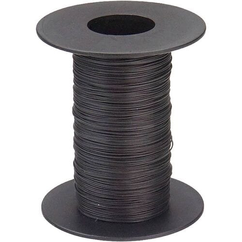 Donau Elektronik 110-1-100 Draad 1 x 0.04 mm² Zwart 100 m