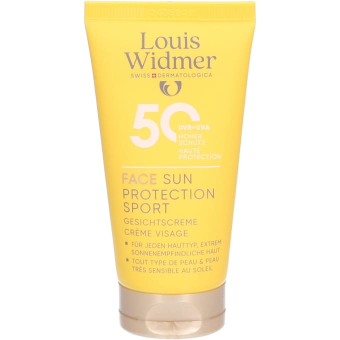Louis Widmer Face Protection Sport SPF50 Licht Geparfumeerd 50 Zonnecrème