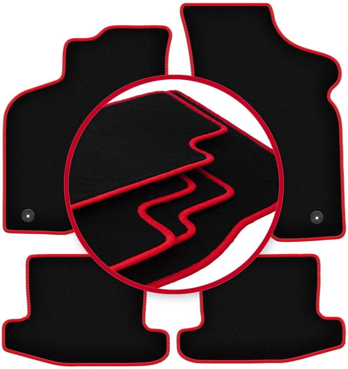 CARLUX-RED automatten voor: Volkswagen Lupo hatchback (1997-2005)