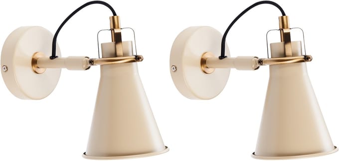 MOYOLA - Wandlampen - Beige - Metaal