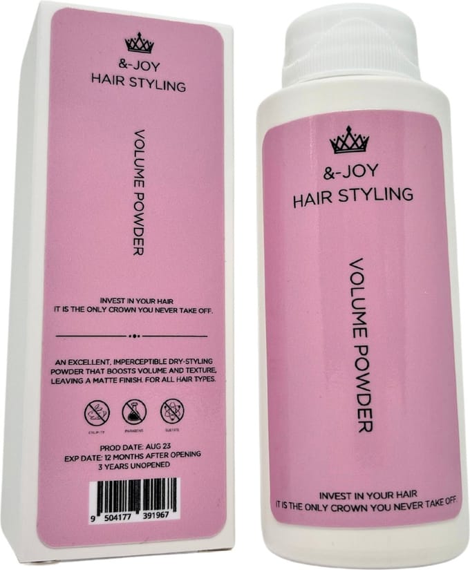 &-Joy Hairstyling - Volume Poeder - Volume & Textuur - 20gr