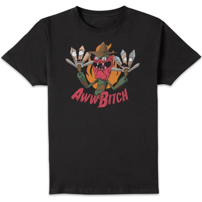 Rick and Morty Scary Terry T-shirt - Zwart - S