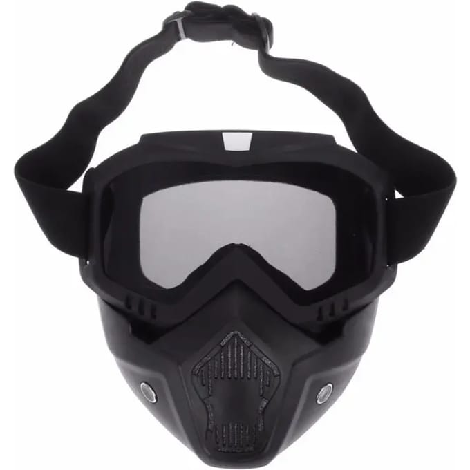 Het Gekke Masker met Rookgordijn Le Motard Bleu
