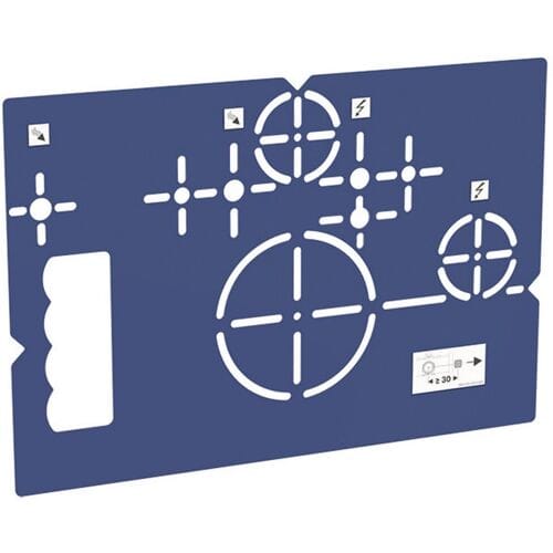 drilling template for wall-mounted WC and Geberit AquaClean 111.747.00.1