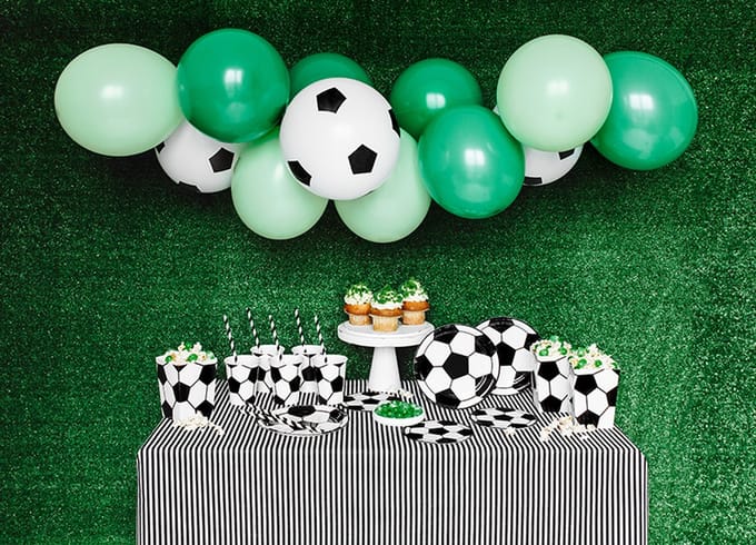 Party decoratieset voetbal - 60-delig