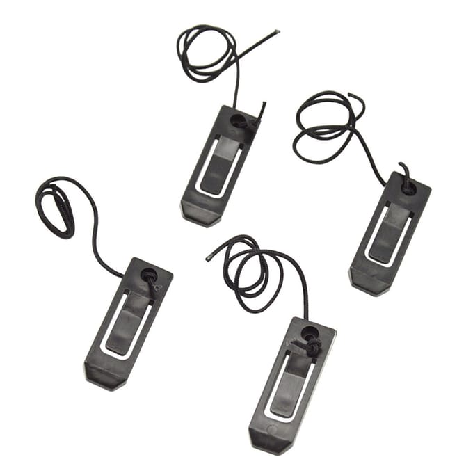 4 STKS Sup Split Surfer Paddle Board Fin Clip Waterafscheider Waterski Board Visvin Clip Gesp zwart