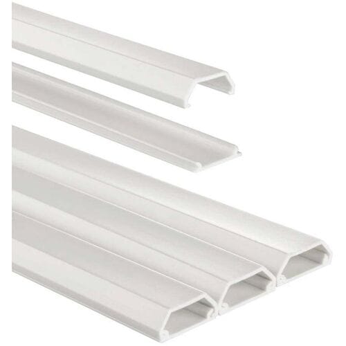 Hama Kabelgoot Zelfklevend Hoekig 100x2.1x1 cm PVC/Wit 3 Stuks
