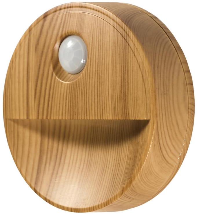 Home Deco Factory LED nachtlampje - bewegingssensor - set 2x - draadloos - zelfklevend - D8 cm