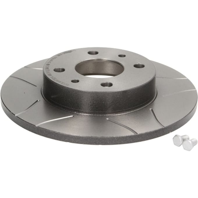 Remschijf BREMBO Max 08.5085.75, achter, sleuf, volledig, 1 Stuk