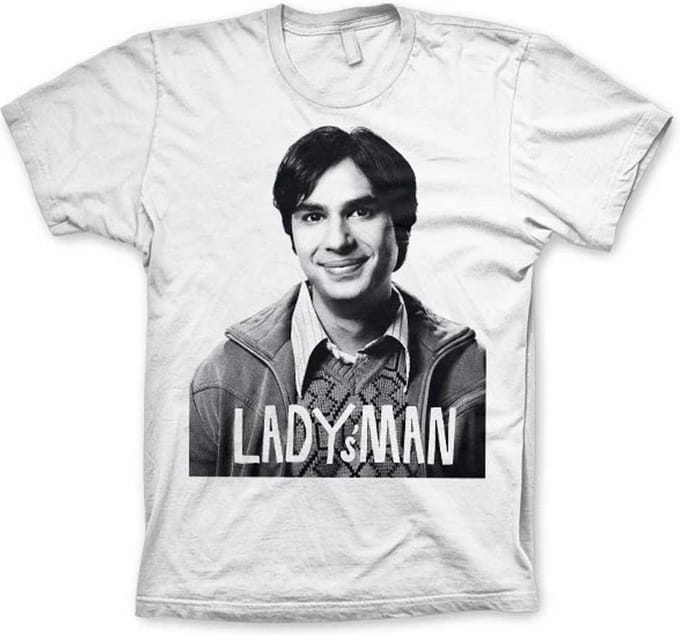 The Big Bang Theory Heren Tshirt -M- Lady's Man Wit
