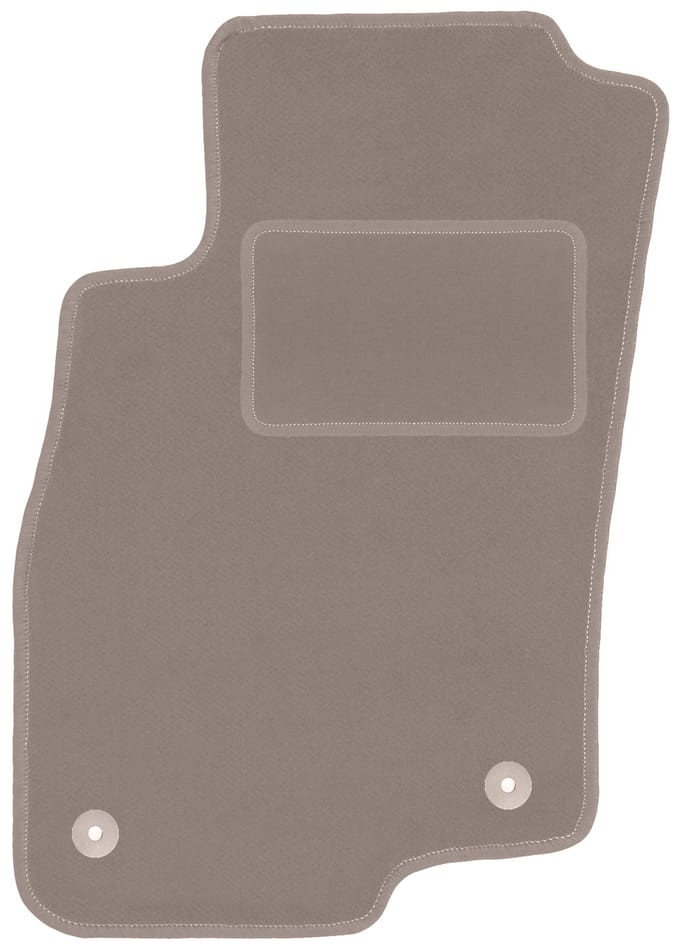 Beige bestuurdersmat voor: Alfa Romeo Mito hatchback (2008-2019)