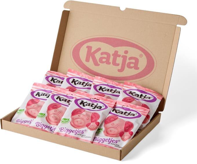 Katja Biggetjes - zacht snoep - 8x 125g