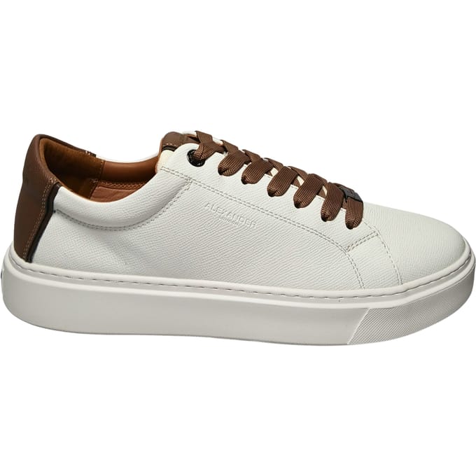 albcldm-9067-wlo Alexander Smith Wit leder voor heren