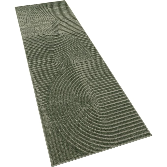 Binnen- en buitenkleed Cotara groen 60x100 cm