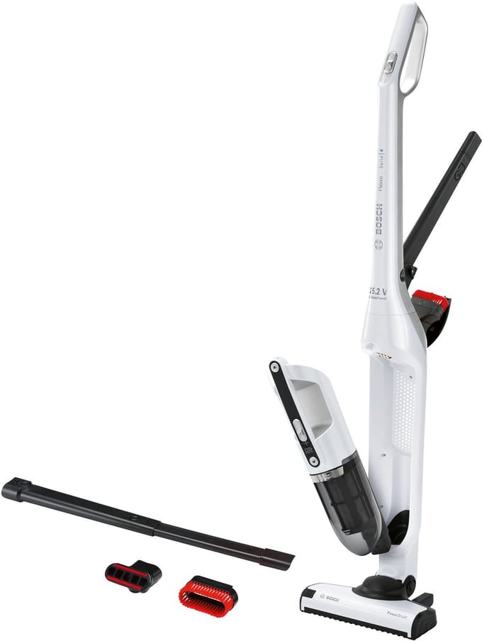Bosch - Flexxo - BCH3K255 - Steelstofzuiger - Wit