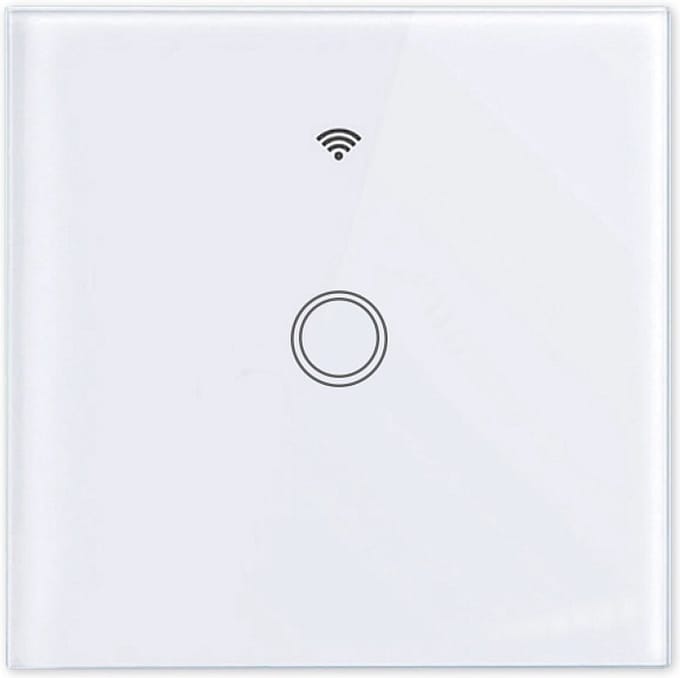 Smart wandschakelaar wit - Enkelvoudig - 300W - SmartLife