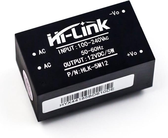 OTRONICÂ® 220VAC naar 12VDC 0,42A converter module HLK-5M12