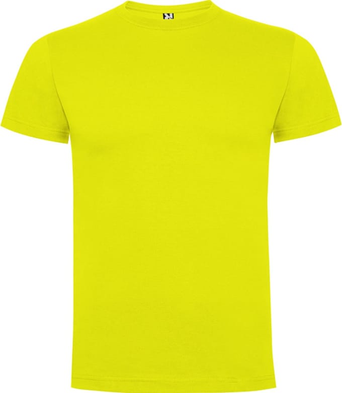 5 Pack Citroen Geel t-shirts Roly Dogo Premium Kids 8 jaar 122 - 128