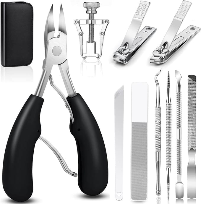 Solidchoice - Professionele Nagelknipper Set voor Dikke Nagels