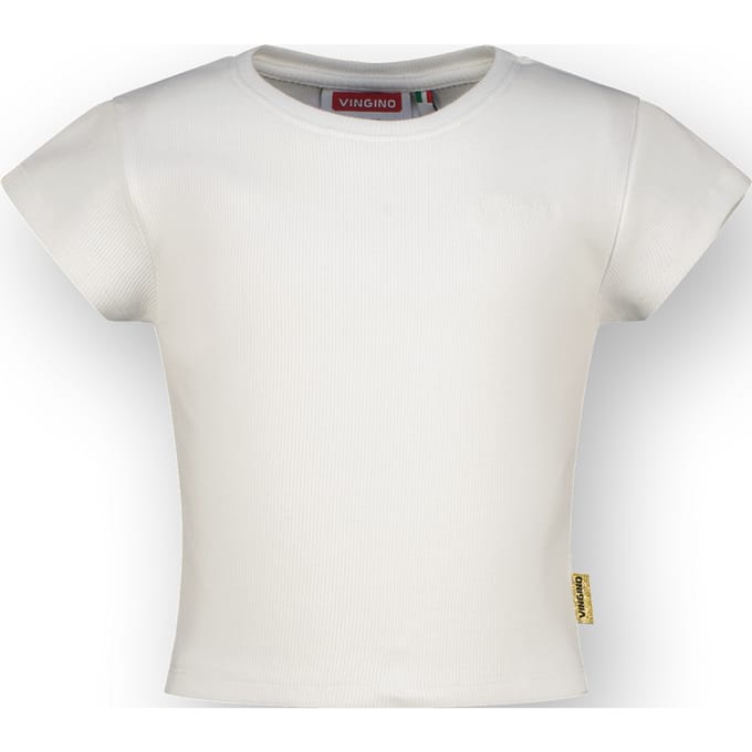 Vingino Jasmina Real White Maat: 8 | T-Shirts Outlet | Unisex | Wit