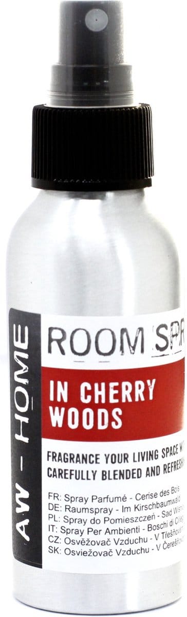 Kamerspray - Kersen - 100ml - Huisparfum - Geurverspreider