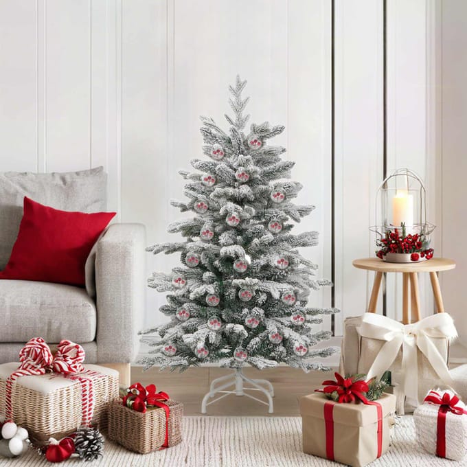 vidaXL Kerstbal Set 50 st Transparant Ø 5 cm Kunststof