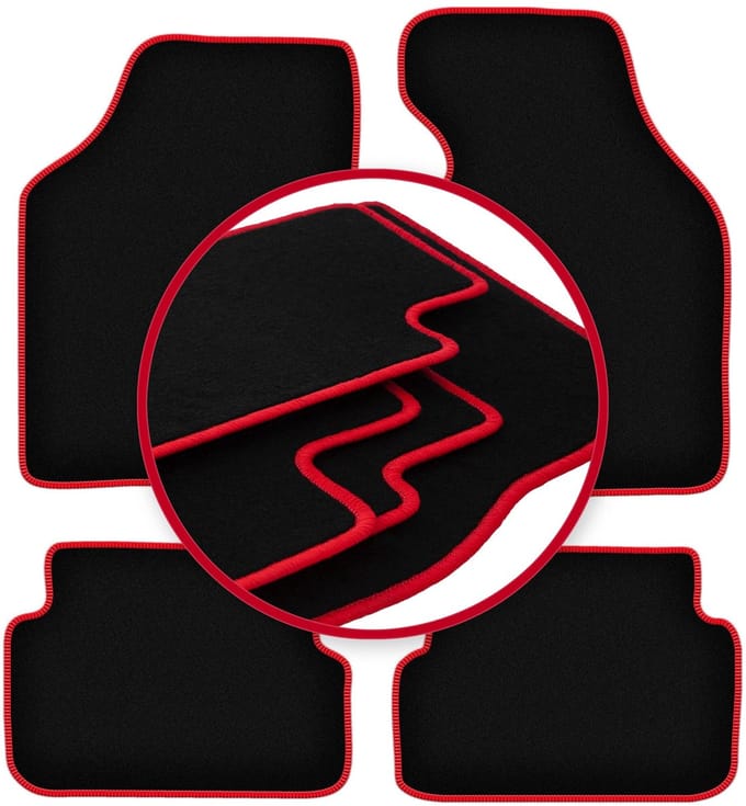 CARLUX-RED automatten voor: Mazda Demio hatchback (1996-2003)