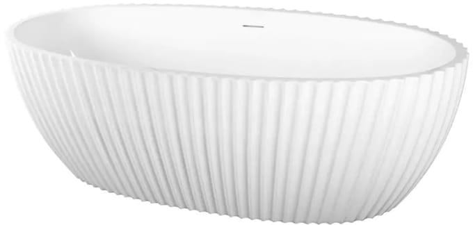 DutchLine - Vrijstaand Bad Schelp - Glans Wit - 1800x800x580