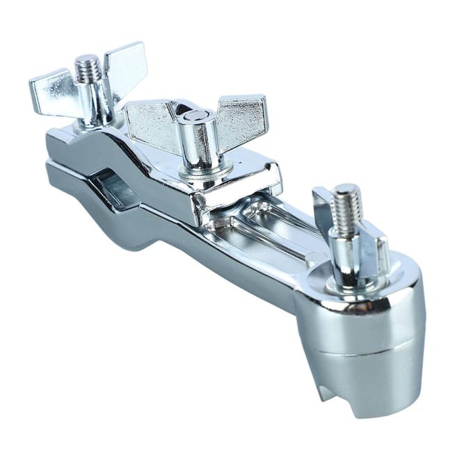 Drumklem Metalen Hoek Verstelbaar Ruimtebesparend Multifunctioneel Drumklem Bekkenhouder gray