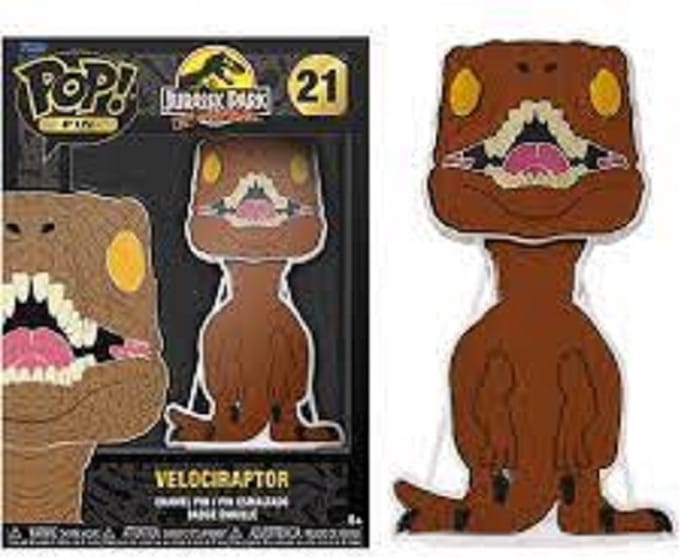 Funko Pop! Pin: Jurassic Park - Velociraptor