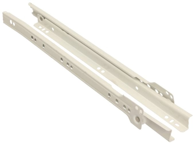 Gamet PR-1012 Serie - Rolgeleider - Wit - 500mm - Stalen Constructie