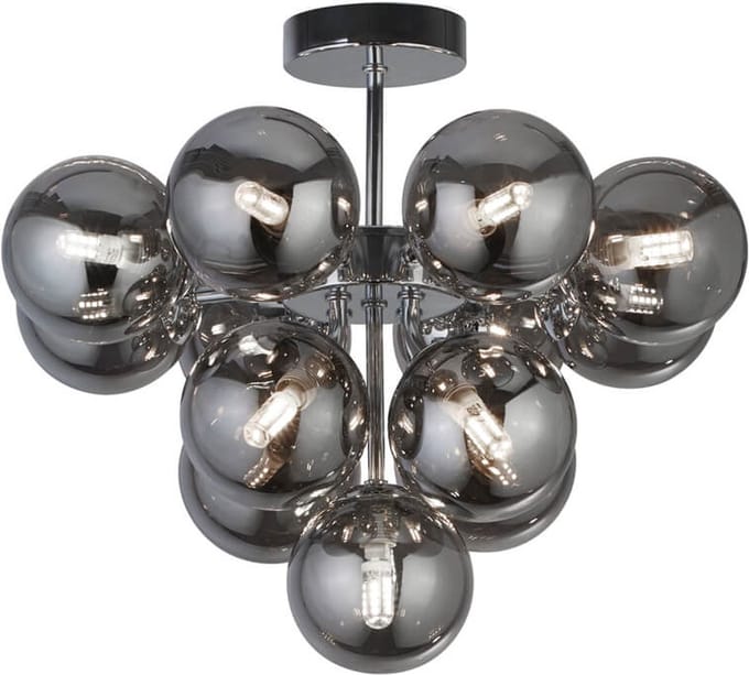 Searchlight Plafondlamp Glas Berry Globe - 52131-13SM