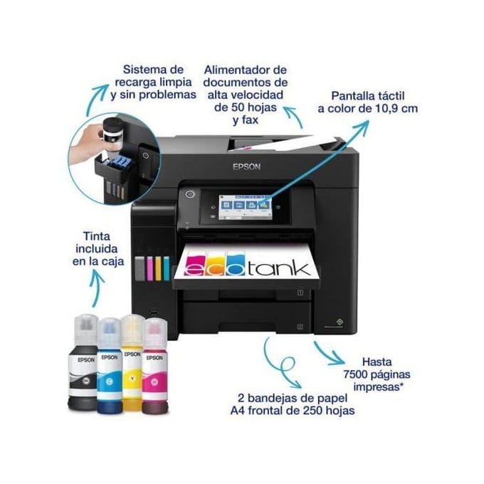 Epson EcoTank ET-5855 Multifunctioneel - Kleur - Inkt