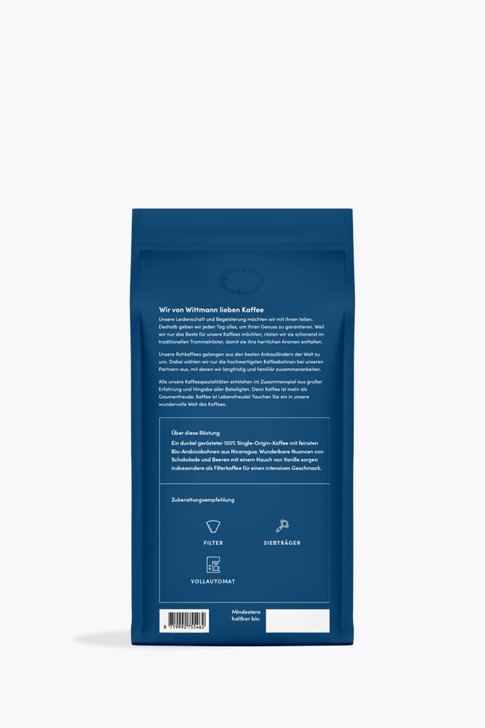 Wittmann Kaffee Nicaragua Bio 250g