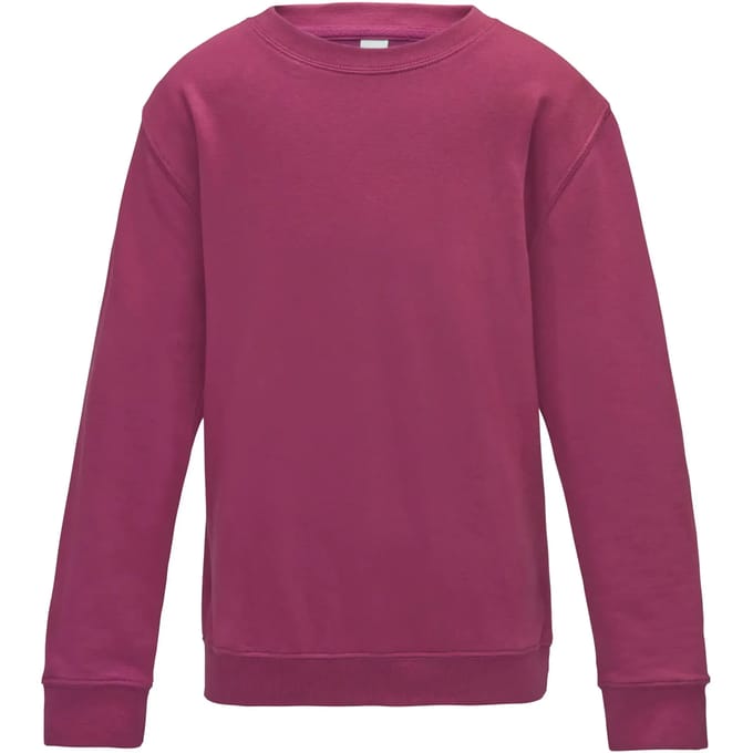Just Hoods - AWDis Sweat Kinder - Hot Pink maat 7/8 (M)