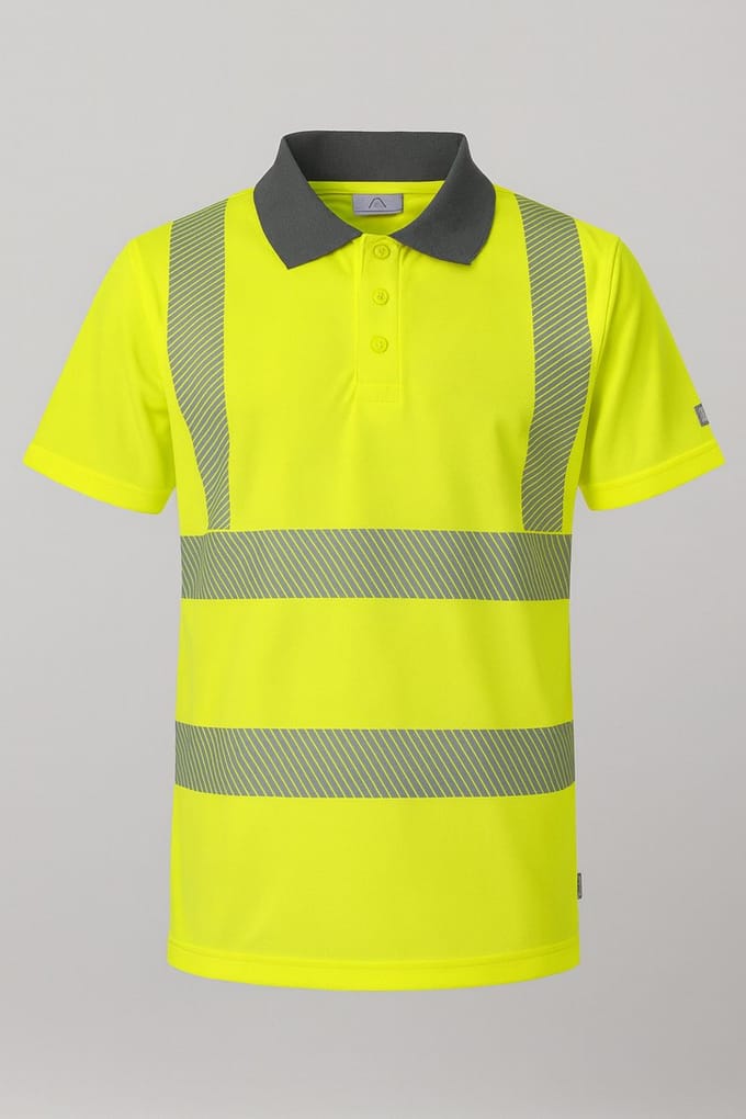 Poloshirt Grimsey - Fluorgeel High Vis - Maat S - EN20471 Klasse 2