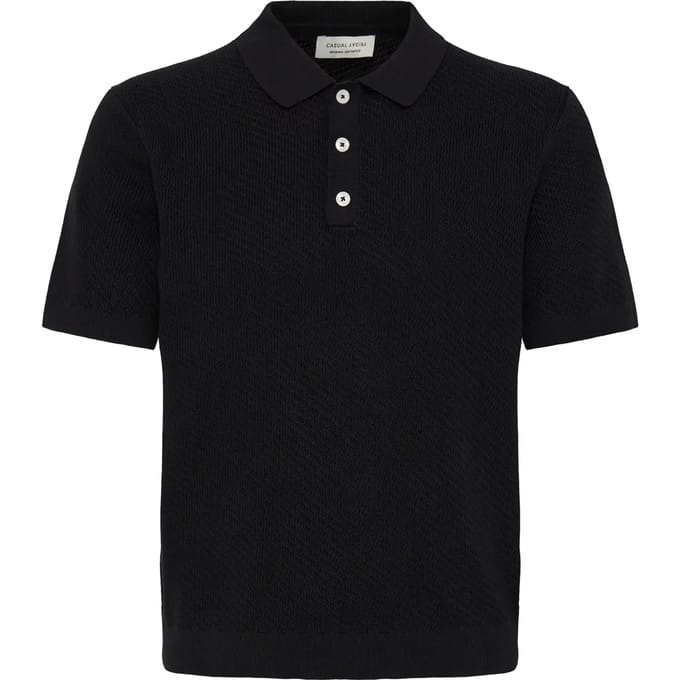 regular fit poloshirt met labeldetail model 'ISAKSSON'