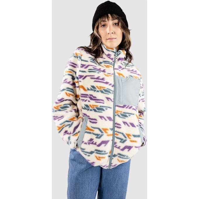 Iriedaily Arkta Teddy 2 Zip Hoodie patroon