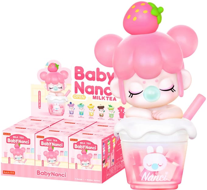 Rolife BabyNanci Milk Tea Series Surprise Figure Dolls NDXX Whole Set(6 PCS)