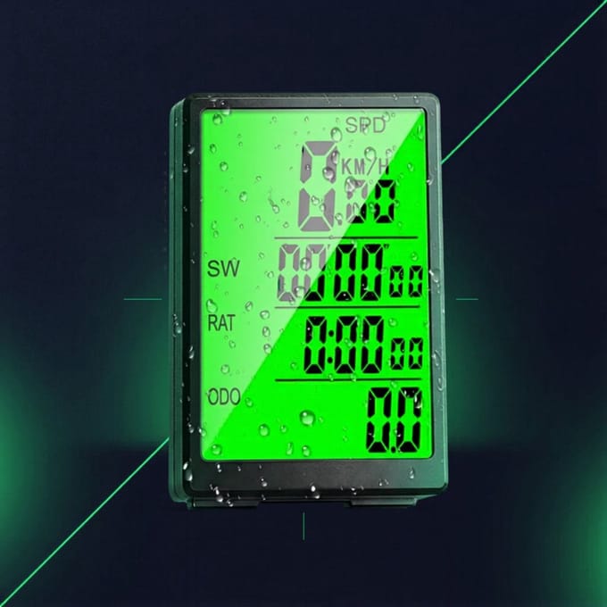 MRKK® Kilometerteller Fiets - Snelheidsmeter - Fietscomputer Draadloos