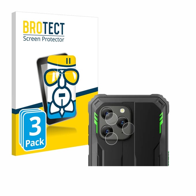 Screenprotector 3 Stuks voor Blackview BV5300 Plus (ALLEEN Camera Lens) Beschermglas transparant