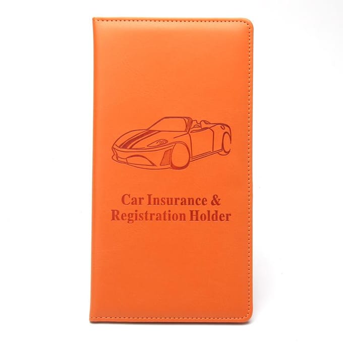 Porte-documents de voiture, Dossier de voiture, Porte-cartes de voiture rose