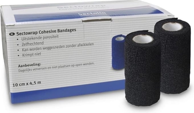 Sectowrap - Zwart - 1 Rol