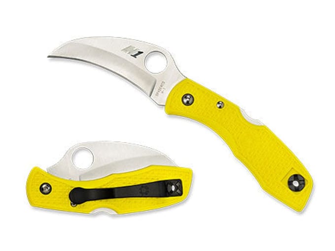 Spyderco Zakmes Tasman Salt Yellow H-1 PE