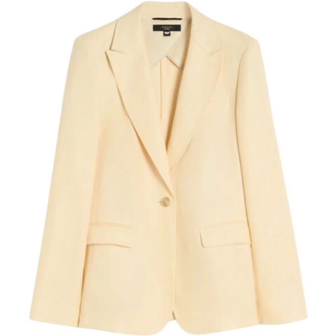 Max Mara Weekend Wkdnalut Blazers Lichtgeel 2615041072600