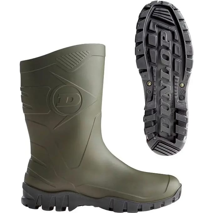 Dunlop Dee Calf K580011 Mens Wellington Boots (Green)