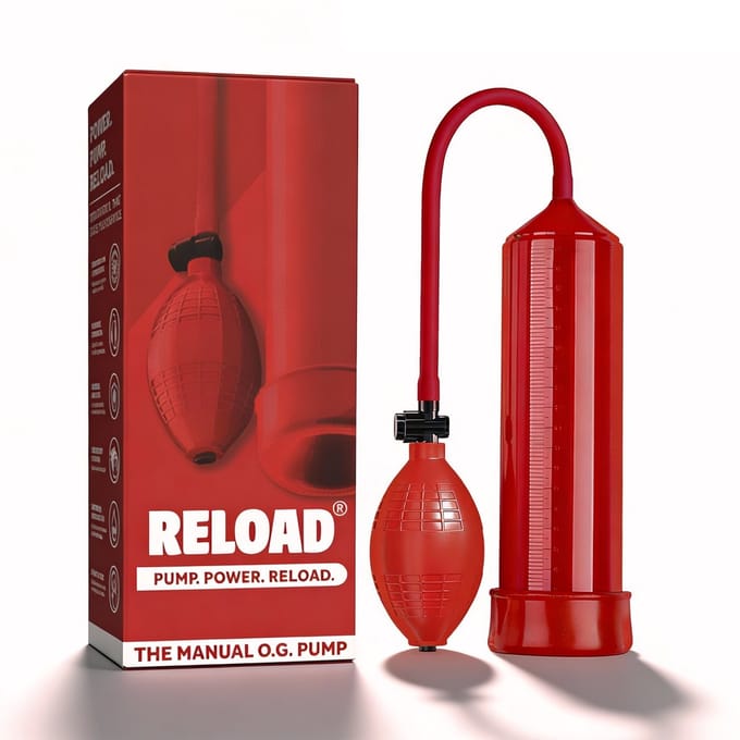 RELOAD Penispomp - erectiepomp met penisring