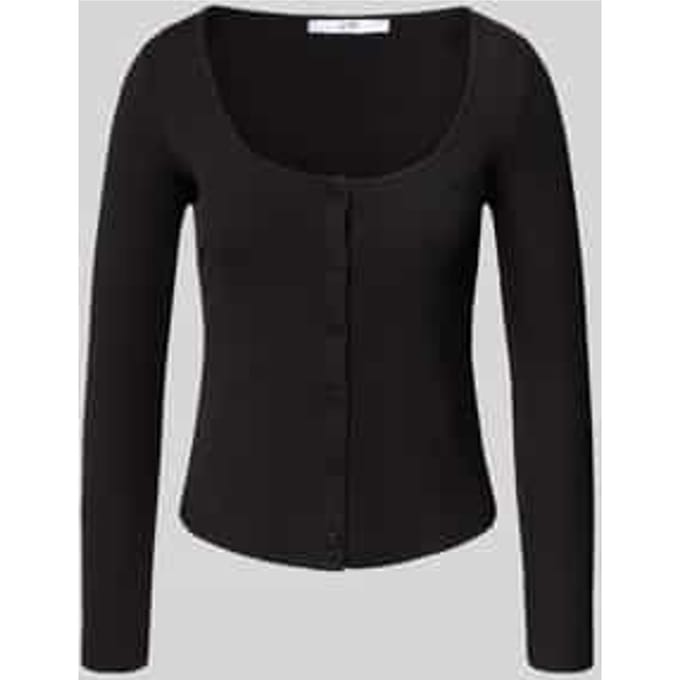 Pyjamabovendeel met structuurmotief, model 'Lia'
