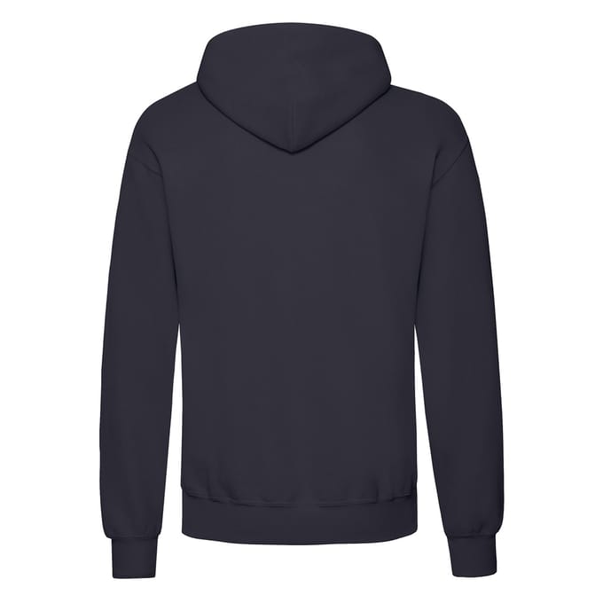 Fruit of the Loom Volwassenen Unisex klassiek sweatshirt met capuchon (Deep Navy)